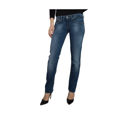 Liu Jo , Stylish Slim Fit Low Waist Jeans ,Blue female, Sizes: