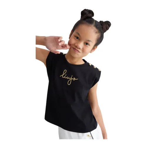 Liu Jo , T-Shirts ,Black female, Sizes: