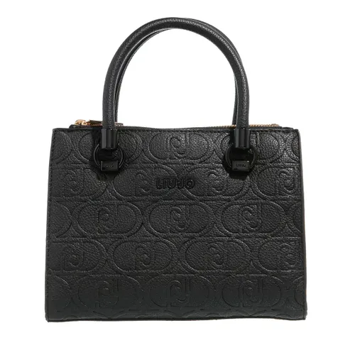 LIU JO Tote Bags - Ecs S Satchel Double Zip - black - Tote Bags for ladies