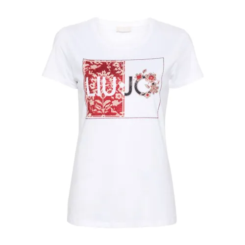 Liu Jo , White T-shirts and Polos ,White female, Sizes: