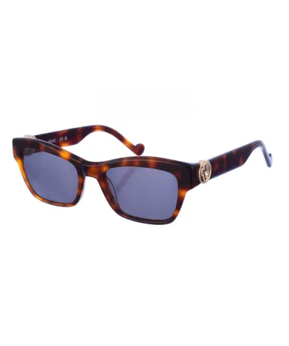 Liu Jo Womens Acetate sunglasses with rectangular shape LJ769SR women - Brown - One