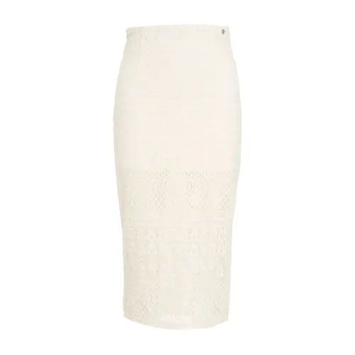 Liu Jo , Womens Clothing Skirts White Ss24 ,White female, Sizes: