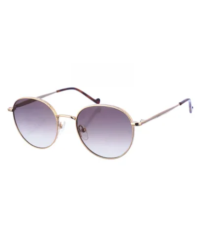 Liu Jo Womens Oval shaped metal sunglasses LJ133S women - Gold - One
