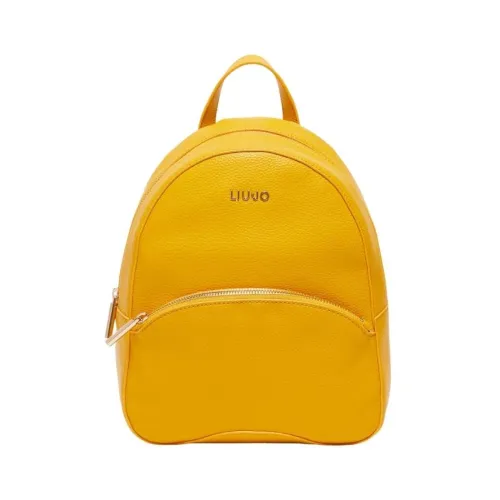 Liu Jo , Zaino ecs m backpack ,Yellow female, Sizes: ONE SIZE