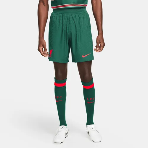 Liverpool F.C. 2022/23 Match Away Men's Nike Dri-FIT ADV Football Shorts - Green - Polyester