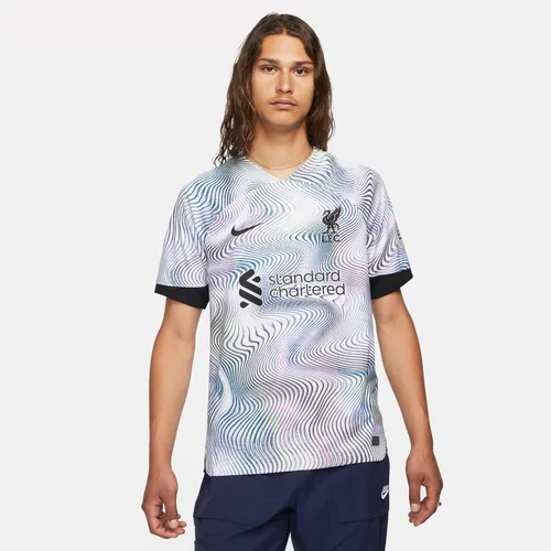 Liverpool F.C. 2022/23 Stadium Away Men's Nike Dri-FIT Football Shirt - White - Polyester