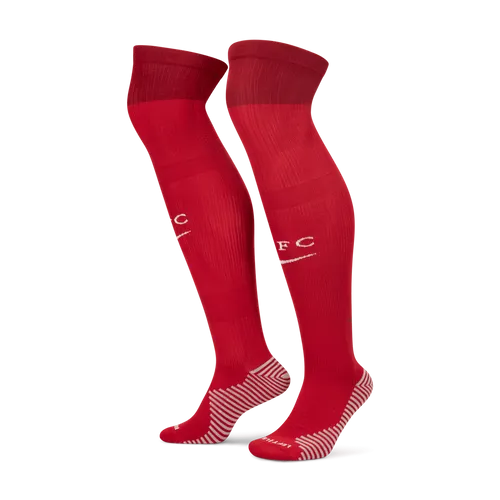 Liverpool F.C. 2022/23 Stadium Home Over-the-Calf Football Socks - Red - Polyester