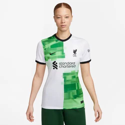 Liverpool F.C. 2023/24 Stadium Away Women's Nike Dri-FIT Football Shirt - White - Polyester