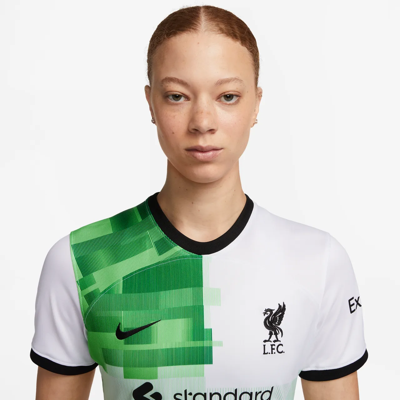 Liverpool F.C. 2023/24 Stadium Away Women's Nike Dri-FIT Football Shirt - White - Polyester