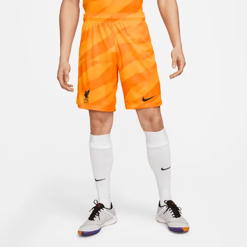 Liverpool F.C. 2023/24 Stadium Goalkeeper Men's Nike Dri-FIT Football Shorts - Yellow - Polyester
