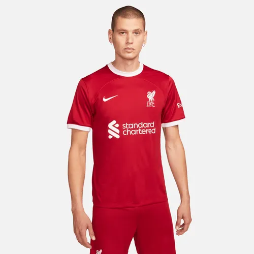 Liverpool F.C. 2023/24 Stadium Home Men's Nike Dri-FIT Football Shirt - Red - Polyester
