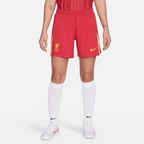 Liverpool F.C. 2023/24 Stadium Home Women's Nike Dri-FIT Football Replica Shorts - Red - Polyester