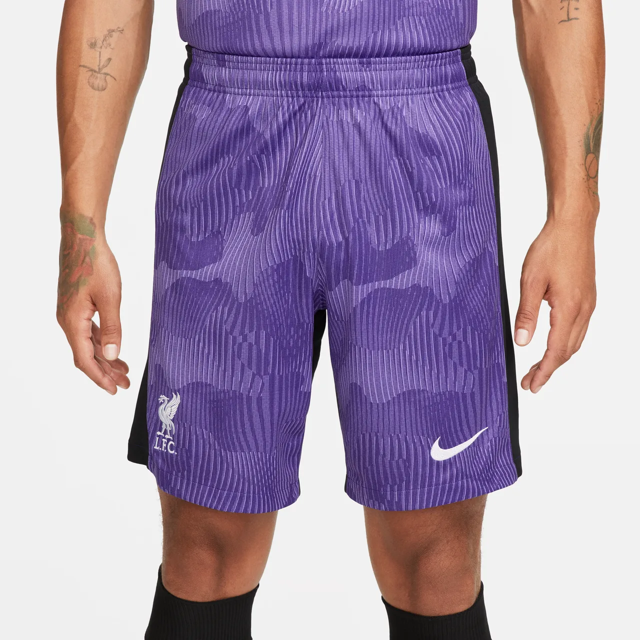 Liverpool F.C. 2023/24 Stadium Third Men's Nike Dri-FIT Football Shorts - Purple - Polyester