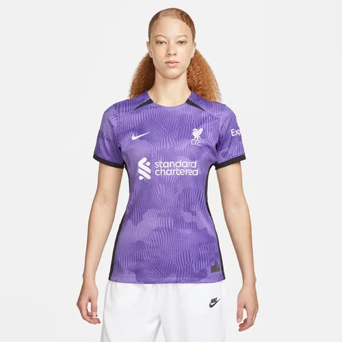 Liverpool F.C. 2023/24 Stadium Third Women's Nike Dri-FIT Football Shirt - Purple - Polyester