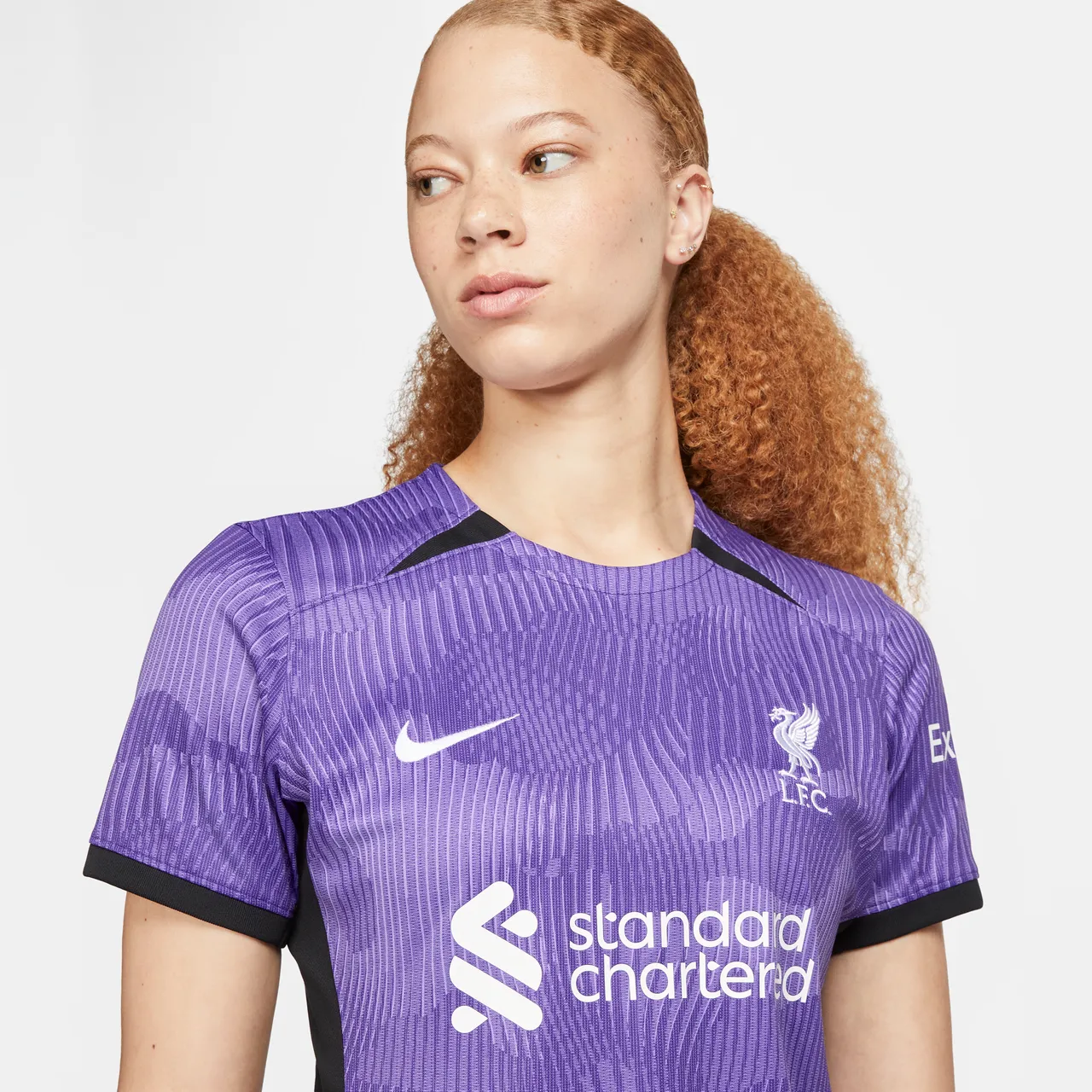 Liverpool F.C. 2023/24 Stadium Third Women's Nike Dri-FIT Football Shirt - Purple - Polyester