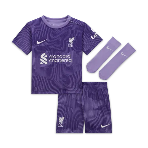 Liverpool F.C. 2023/24 Third Baby/Toddler Nike Football 3-Piece Kit - Purple - Polyester