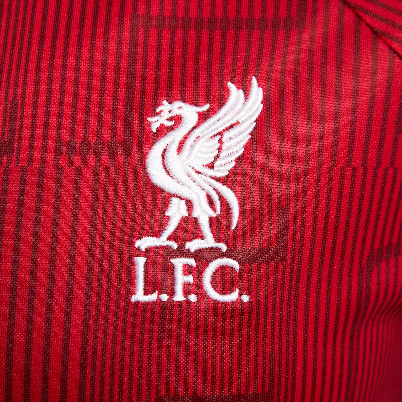 Liverpool F.C. Academy Pro Women's Nike Dri-FIT Pre-Match Football Top - Red - Polyester