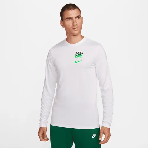 Liverpool F.C. Legend Men's Nike Football Long-Sleeve T-Shirt - White - Polyester