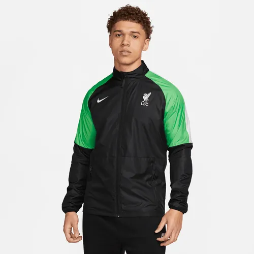 Liverpool F.C. Repel Academy AWF Men's Nike Football Jacket - Black - Polyester