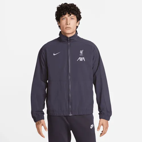 Liverpool F.C. Revival Third Men's Nike Football Woven Jacket - Grey - Cotton