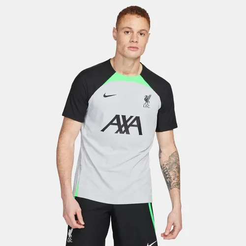 Liverpool F.C. Strike Elite Men's Nike Dri-FIT ADV Knit Football Top - Grey - Polyester
