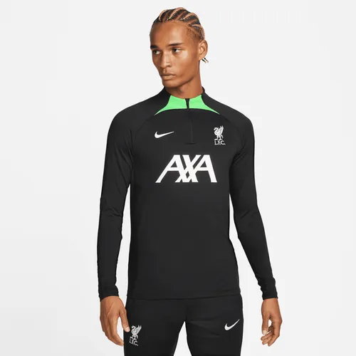 Liverpool F.C. Strike Men's Nike Dri-FIT Football Drill Top - Black - Polyester