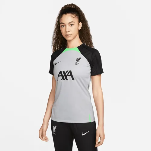 Liverpool F.C. Strike Women's Nike Dri-FIT Knit Football Top - Grey - Polyester