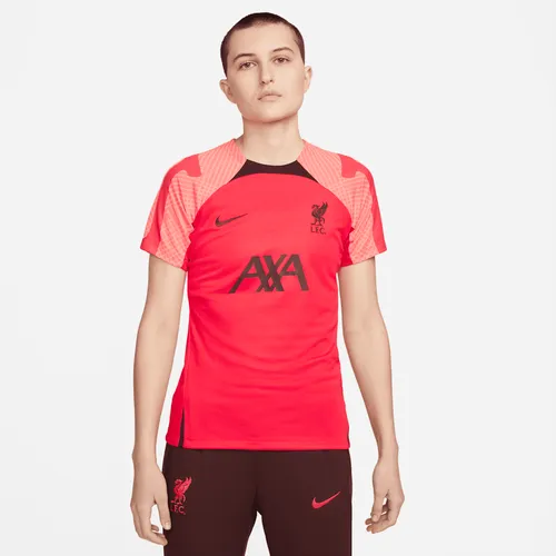 Liverpool F.C. Strike Women's Nike Dri-FIT Short-Sleeve Football Top - Red