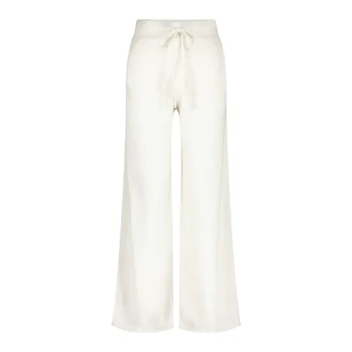 Liviana Conti , Cashmere-Mix Knit Pants ,White female, Sizes: