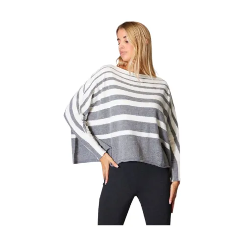 Liviana Conti , Striped Cashmere Sweater ,Multicolor female, Sizes: