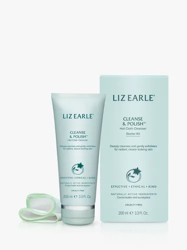 Liz Earle Cleanse & Polishâ„¢ Hot Cloth Cleanser, 200ml with 2 Cotton Cloths - Unisex - Size: 200ml