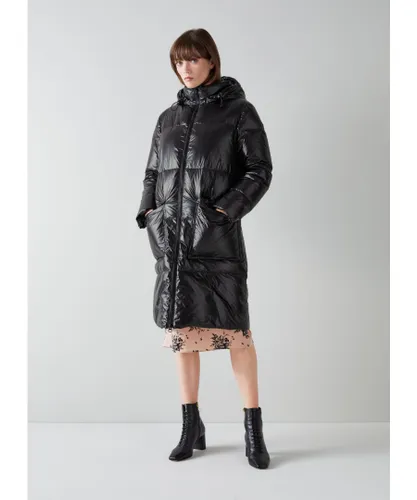 LK Bennett Womens Avoriaz Coats, Black Nylon