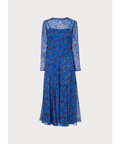 LK Bennett Womens Bloomsbur Dress, Electric - Blue