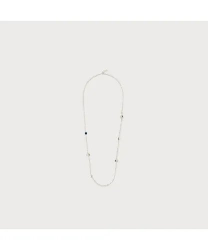 LK Bennett Womens HAVANA Necklace, Crystal - Silver - One Size