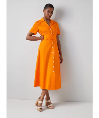 LK Bennett Womens Joplin Dresses, Orange