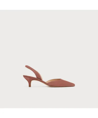 LK Bennett Womens Larissa Court shoe, Pink Leather