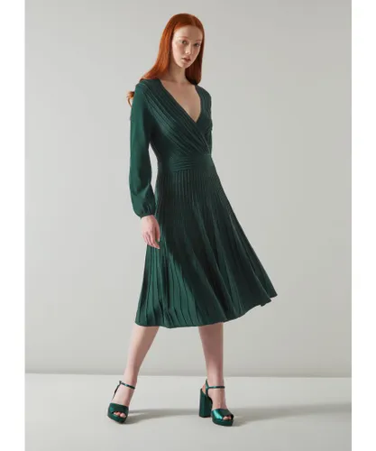 LK Bennett Womens Merida Dresses, Green