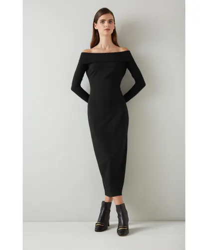 LK Bennett Womens Oda Dresses,Black
