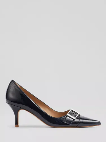 L.K.Bennett Billie Patent Pointed Court Shoes, Midnight - Midnight - Female