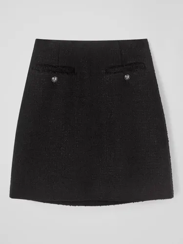 L.K.Bennett Charlee Tweed Skirt - Black - Female