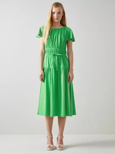 L.K.Bennett Chloe Jersey Midi Dress, Green - Green - Female