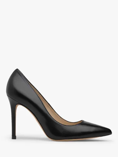 L.K.Bennett Fern Pointed Toe Leather Court Shoes - Black - Female