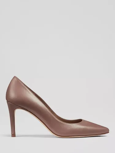 L.K.Bennett Floret Pointed Toe Court Shoes - Mocha - Female
