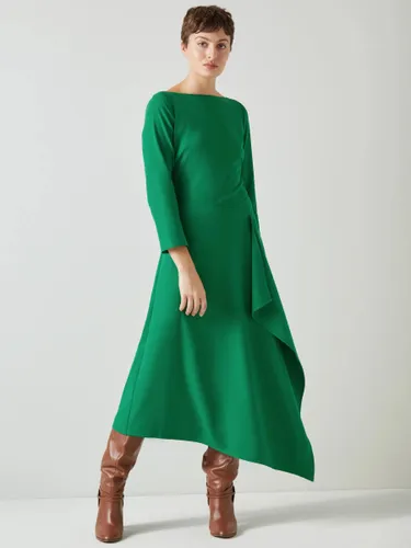 L.K.Bennett Lena Midi Dress, Green - Green - Female