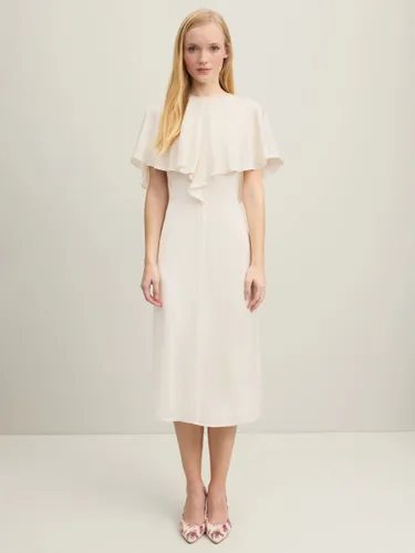 L.K.Bennett Royal Ascot Sadie Knee Length Dress, Cream/Ivory - Cream/Ivory - Female