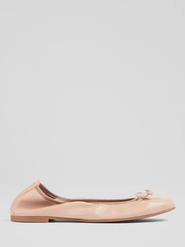 L.K.Bennett Trilly Leather Ballet Pumps - Bei-trench - Female