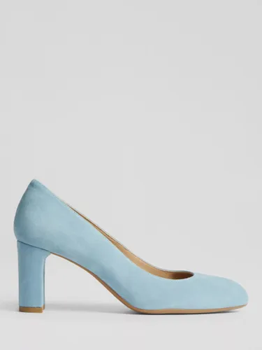 L.K.Bennett Winola Suede Court Shoes, Aqua - Aqua - Female