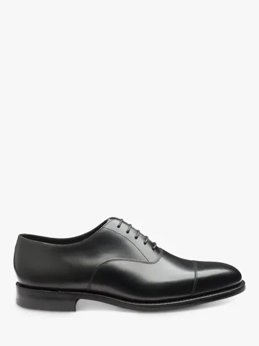 Loake Aldwych Wide Fit Oxford Shoes, Black - Black - Male