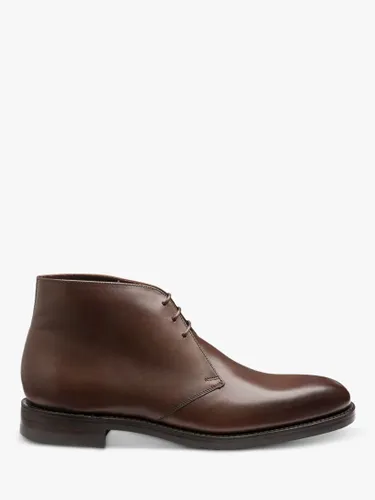 Loake Pimlico Leather Chukka Boots, Dark Brown - Dark Brown - Male