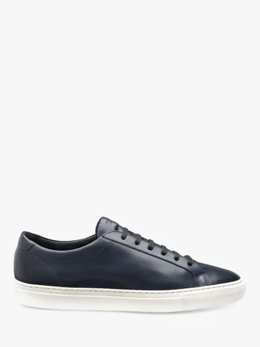 Loake Sprint Leather Trainers - Blue - Male